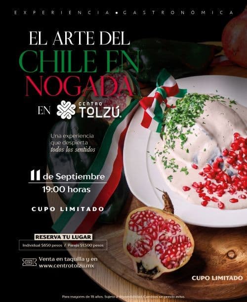 EL ARTE DEL CHILE EN NOGADA